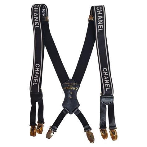 chanel suspenders ioffer|CHANEL Pre.